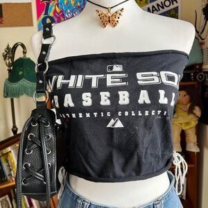 Chicago White Sox baseball crop top